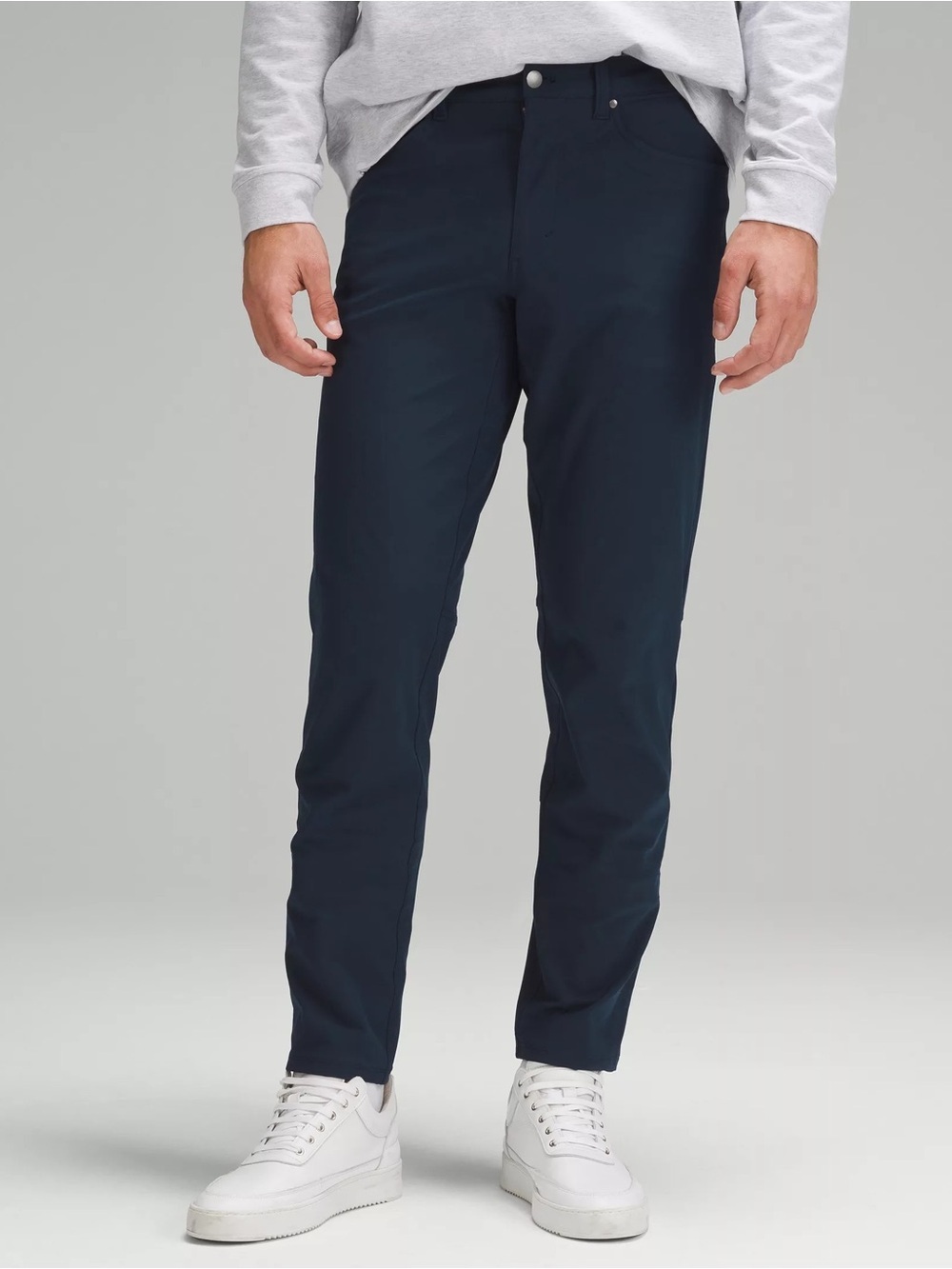 Lululemon ABC Classic Stretch Pants Navy Blue 36 Minimalist Golf Career